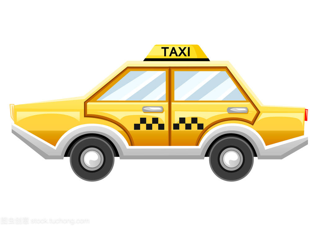 萌趣穿梭 黃色出租車卡通風格矢量插畫在租車服務網(wǎng)站與移動應用設計中的應用